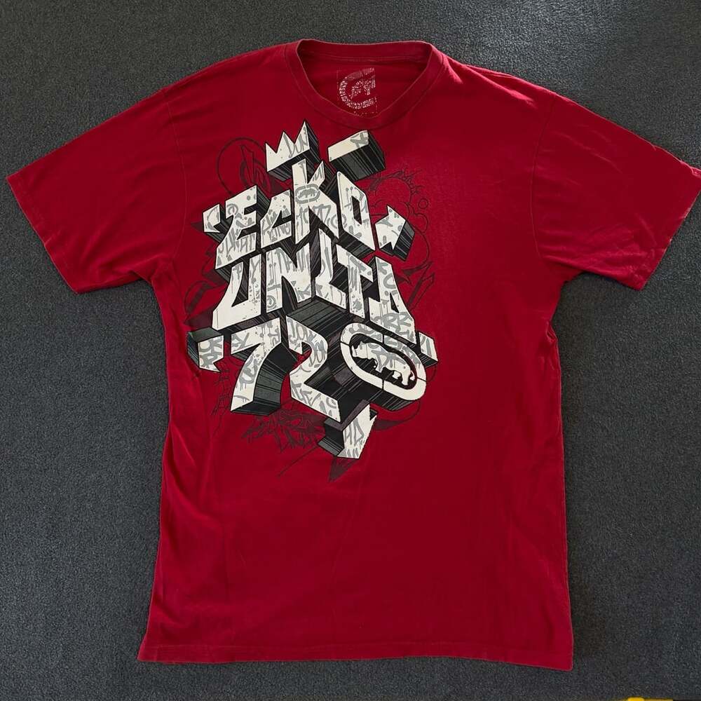 Modern Ecko Unltd red Graphic Tee